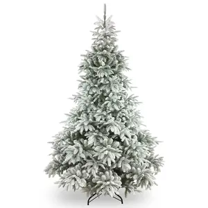 Andorra Flocked Hinged 228cm kunstkerstboom - afbeelding 1