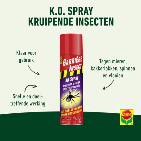 Barrière Insect  K.O. Spray Kruipende Insecten - afbeelding 2
