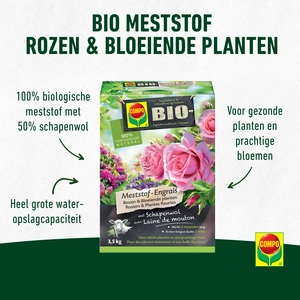 Compo Bio Meststof Rozen & Bloeiende Planten - afbeelding 2