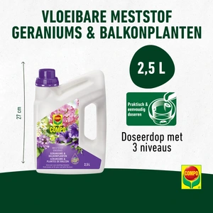 Compo Vloeibare Meststof Geraniums & Balkonplanten - afbeelding 3