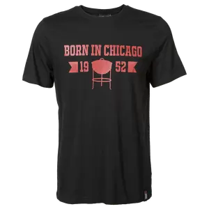 Weber 'Born in Chicago' T-shirt Men Black L/XL