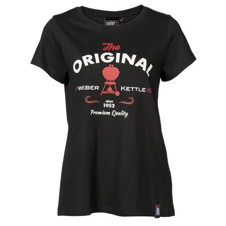 Weber 'The Original' T-shirt Ladies Black M/L