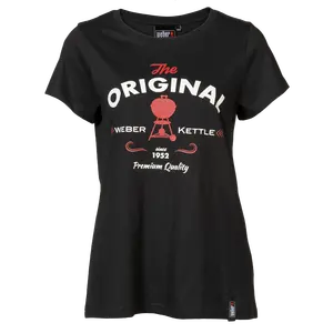 Weber 'The Original' T-shirt Ladies Black M/L