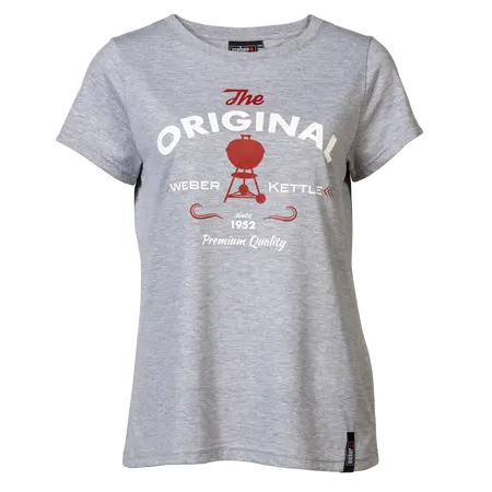 Weber 'The Original' T-shirt Ladies Grey M/L