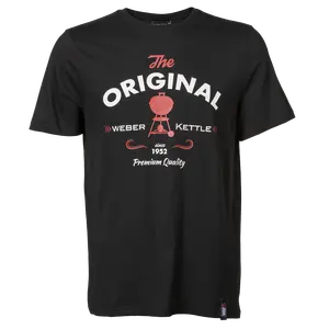 Weber 'The Original' T-shirt Men Black S/M - afbeelding 1